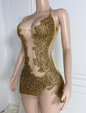 Load image into Gallery viewer, Gold Puzzle Dress